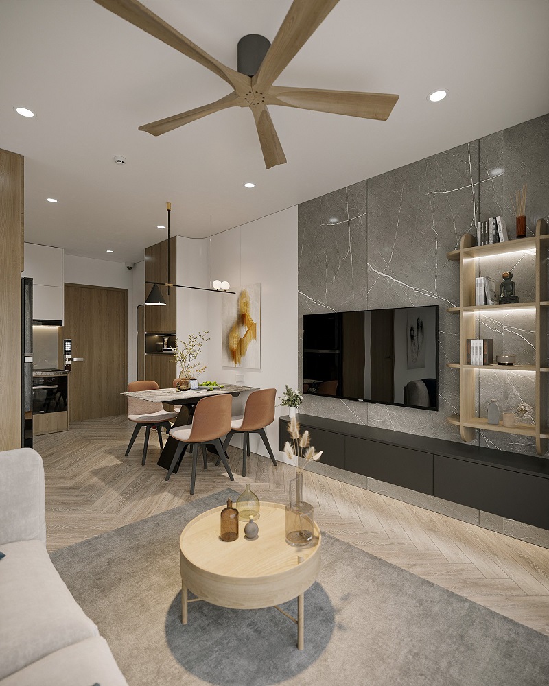 15+ mẫu thiết kế nội thất chung cư 70m2 đẹp | Housedesign